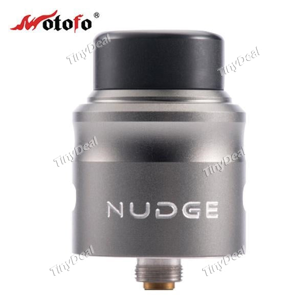 Authentic Wotofo Nudge RDA 24MM Rebuildable Dripping Atomizer - Gun Metal Color