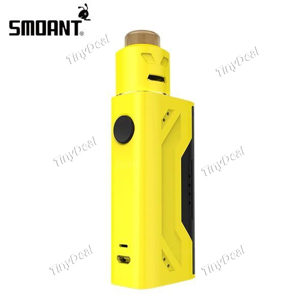 Authentic Smoant Battlestar Nano 80W Mod with Battlestar RDA Atomizer Starter Kit - Yellow