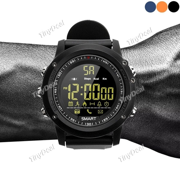 EX17 Outdoor Sports Smartwatch Bracelet 5 ATM Long Standby Time Standby Fitness Tracker Watch for Android IOS