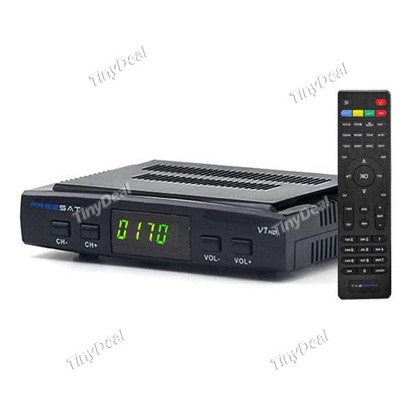 Satellite TV Receiver Decoder Freesat V7 HD DVB-S2 Satellite Receiver Support Full Powervu USB WiFi