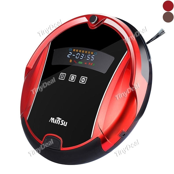MinSu TR2015A Smart Robotic Vacuum Cleaner Dry Wet Mopping Sweeping Voice Self-recharging Slim Cleaner Robot