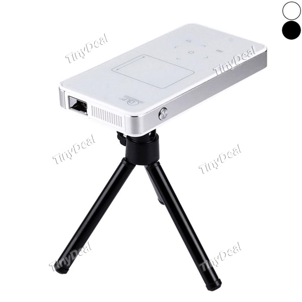 Mini Video Projector DLP Pocket LED Portable Support 1080P with HDMI Input Audio Output Dual Built-in Stereo Speakers