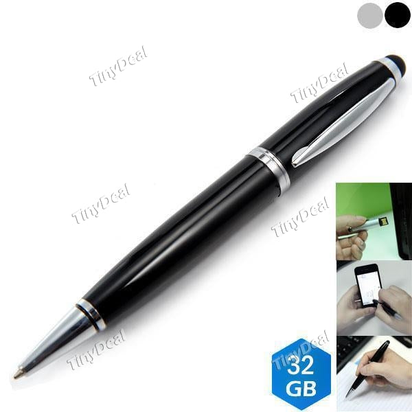 3 in 1 32GB USB Flash Drive Stylus Touch Pen Ball Pen for Touch Screen Smartphone or Tablet PC