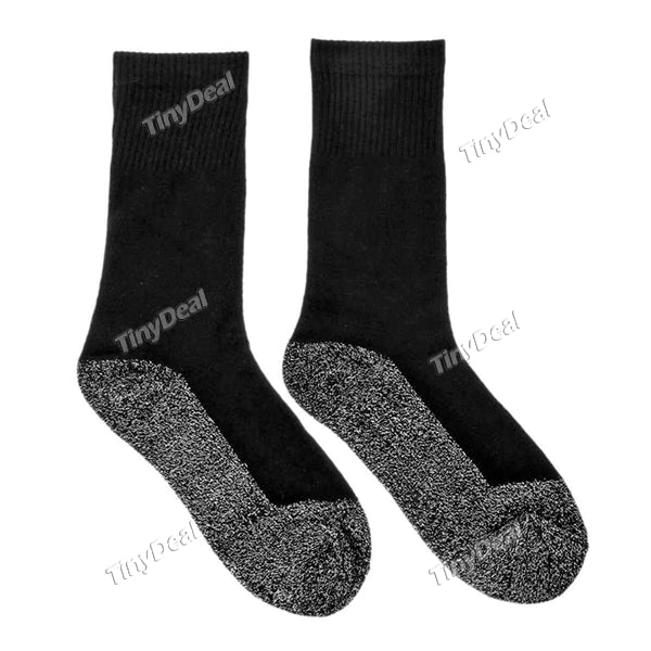 35 Degrees Aluminized Fiber Socks Casual Heat Insulation Practical Long Sports Warm Socks for Men Women