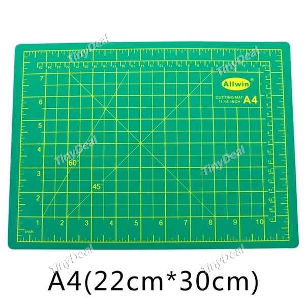 22*30cm Self-Healing Cutting Mat Double Sided Durable Non-Slip Thick Rotary Mat for Quilting Sewing & Art – A4 Size