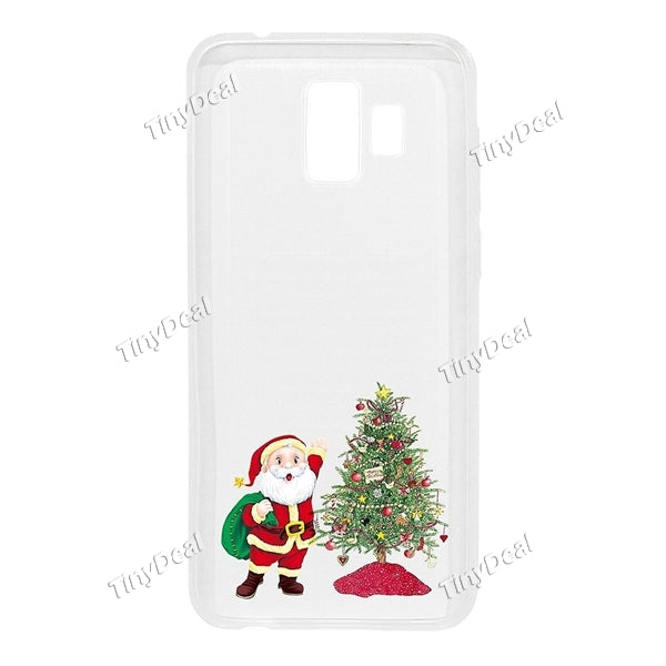 Christmas Pattern Soft Silicone TPU Cover Case Slim Protective Case Cover for HOMTOM S7