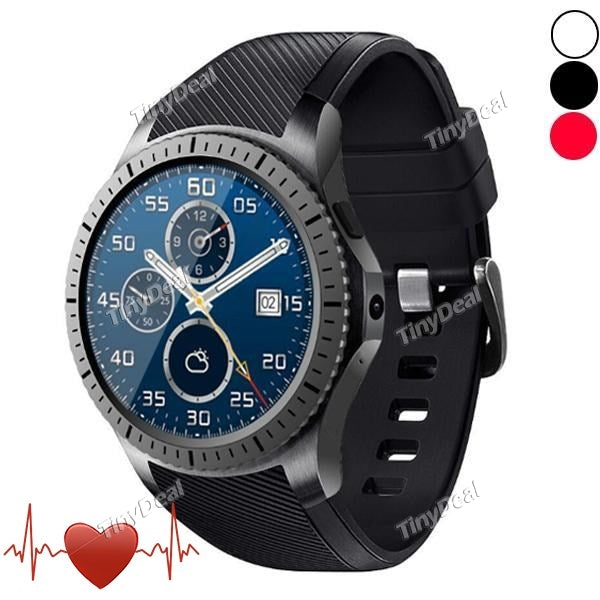 GW11 Round Smart Watch Phone Support Bluetooth WiFi 2G/3G Android 8GB Fitness Tracker Heart Rate smartwatch