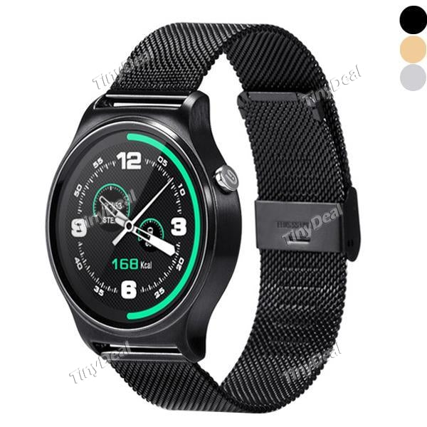 GW01 Smart Bracelet IPS Full Round Screen Bluetooth Heart Rate Monitor Pedometer Waterproof Sports Smart Watch