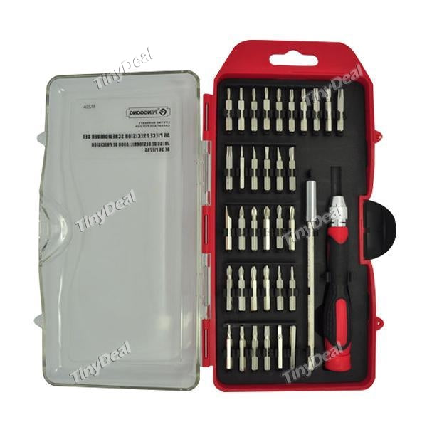 34 in 1 Micro Multi Precision Screwdriver Set Bit Portable Pocket Kit for Eyeglass Computer Camera Repair Tool