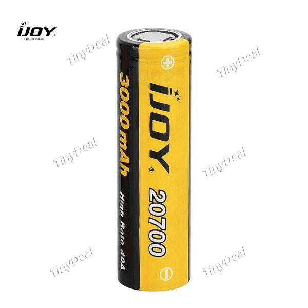 Authentic IJOY 20700 3.7V 3000 mAh 40 Ampere High Drain Rechargeable Lithium-ion Battery