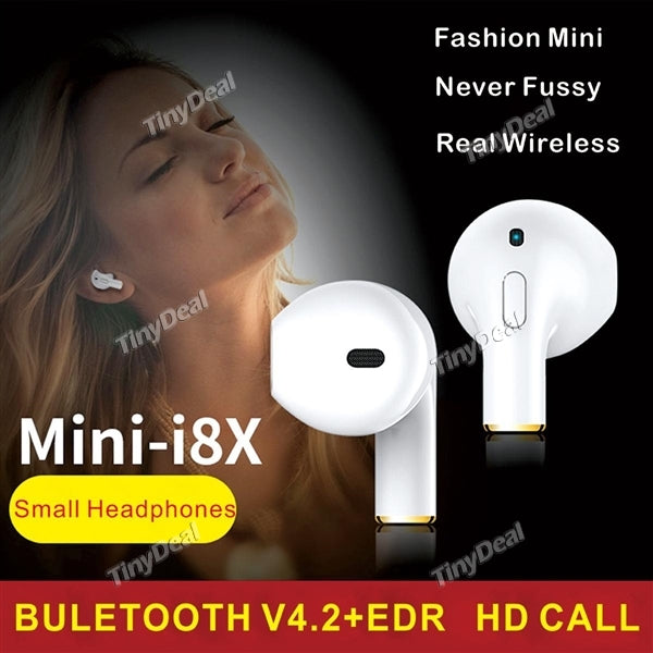 Mini I8X Wireless Bluetooth V4.2 Earphone Stereo In-Ear Headphone for iPhone 6 7S Samsung Xiaomi - Right Earbuds