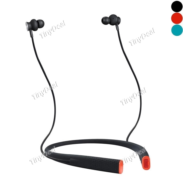 EDKY6 Wireless Bluetooth Neckband Earphone Potable Sports Headset Full Silicone Built-In Microphone Supports Answering Calls