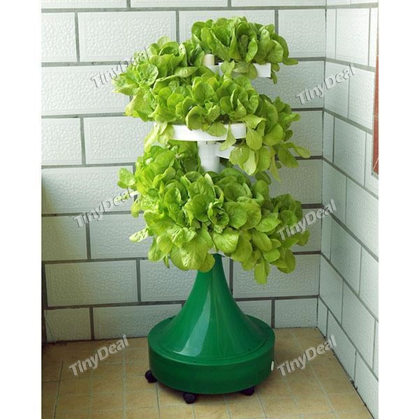 Soilless Culture Fan-shaped Hydroponic Vegetable Planting Plate Container Balcony Planting Vegetable Spiral