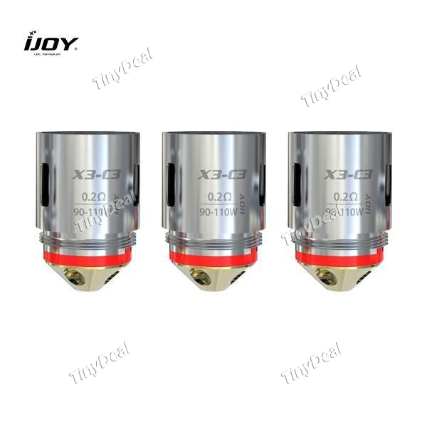 Authentic IJOY Captain Replacement X3-C3 0.2ohm 90W - 110W Sextuple Coil Head (3-Pack)