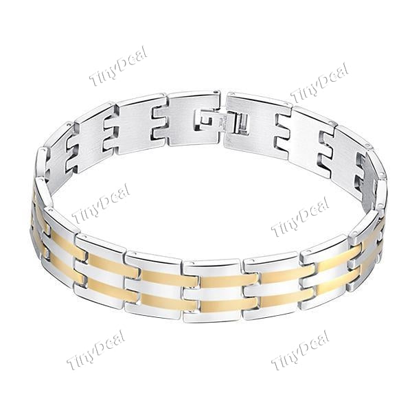 Adjustable Mens Titanium Magnetic Therapy Bracelets for Arthritis Wristband