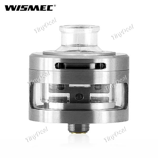 Authentic Wismec Inde Duo RDA 30mm 22mm Rebuildable Dripping Atomizer - Silvery SS