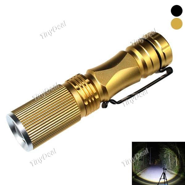 YWXLIGHT Mini Portable 5W Cree Q5 LED Flashlight Aluminium Alloy Torch Lamp with Clip for Camping Outdoor Sport