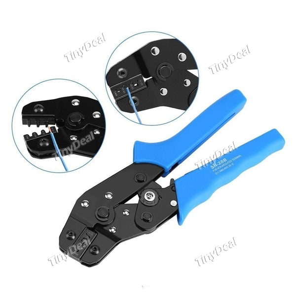 SN-28B Portable Dupont Pin Socket Terminal Crimping Tool Ratchet Crimper Wire Connector Pliers