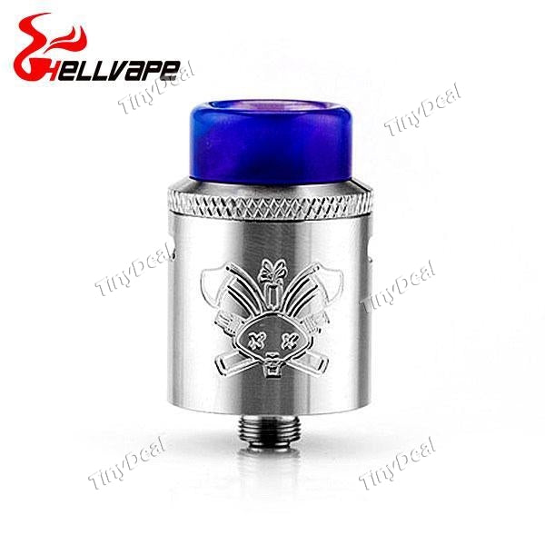 Hellvape Dead Rabbit SQ Bottom Feeding RDA 22mm Rebuildable Dripping Atomizer - Silvery SS Stainless Steel