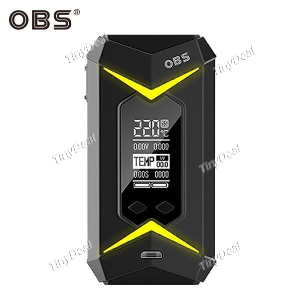 Authentic OBS Bat 218W TC VW APV Variable Wattage Box Mod - Black