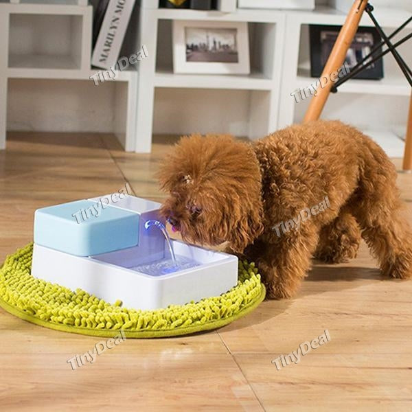 Automatic Pet Water Fountain Pet Water Drinking Filter with LED 1.8L Water Dispenser for Dog and Cat