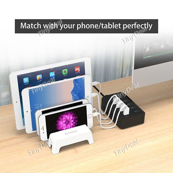 ORICO Creative Lazyman 5-slot Charging Stand Bracket Docking Station Phone Holder f Smartphone Tablet Desktop