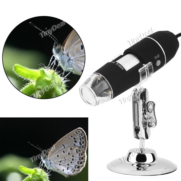 USB 500X 8 LED Microscope Endoscope Magnifier Digital Video Camera Microscopic