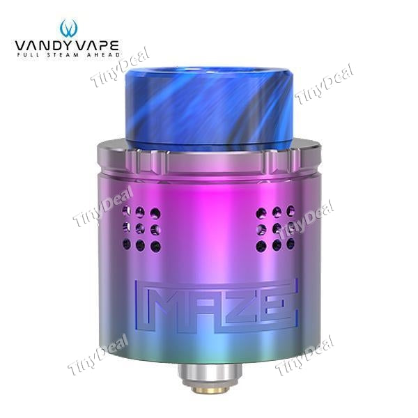 Authentic VandyVape MAZE 0.2ohm Sub Ohm BF RDA Rebuildable Dripping Atomizer - Rainbow