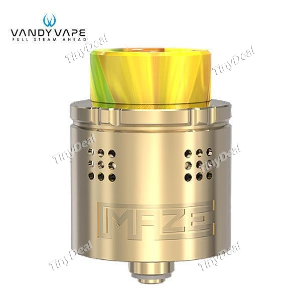 Authentic VandyVape MAZE 0.2ohm Sub Ohm BF RDA Rebuildable Dripping Atomizer - Golden