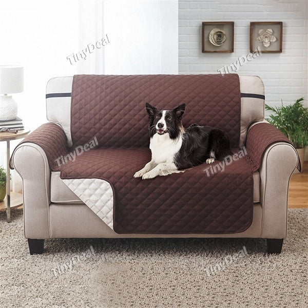 2-Seater Reversible Couch Sofa Furniture Cover for Pet Dog Kid Seat Lounge Protector Waterproof Slipcover