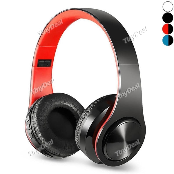 GS-H3 Head-mounted Foldable Stereo Wireless Bass Bluetooth Headset Sports Earphone with Mic