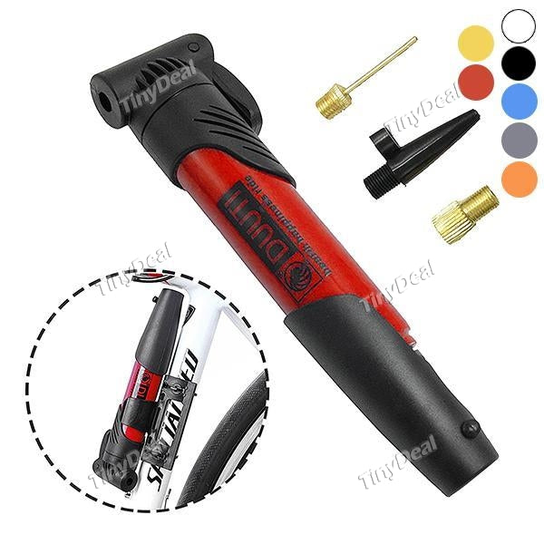 Mini Pump Bike Air Hand Pump Fits Presta & Schrader Valve Portable and Lightweight Tire Pump