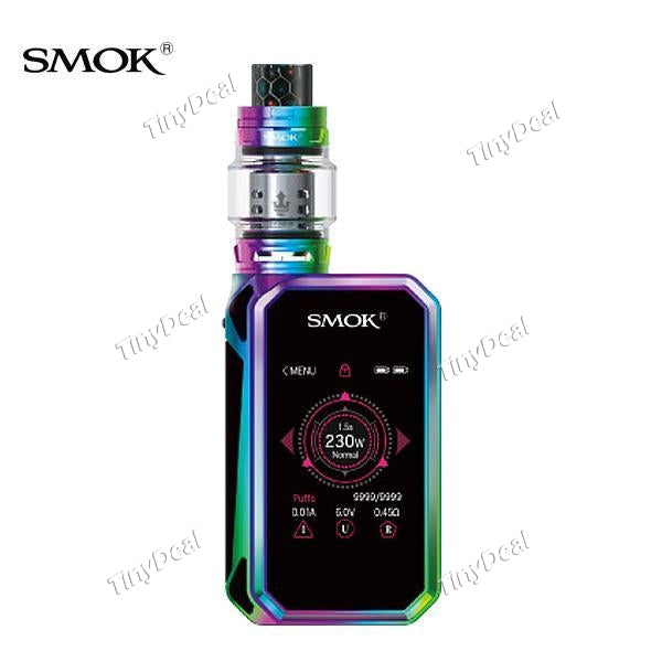 Authentic Smoktech G-Priv 2 Luxe Edition 230W Box Mod 8ML TFV12 Prince Tank Starter Kit - Prism Rainbow