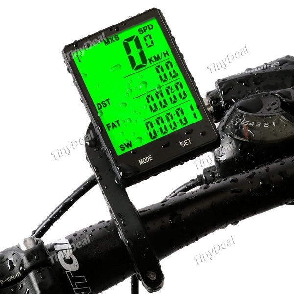 CoolChange 57025 Wireless Bicycle Computer Waterproof Odometer Bike Measurable Cycling Stopwatch Speedometer