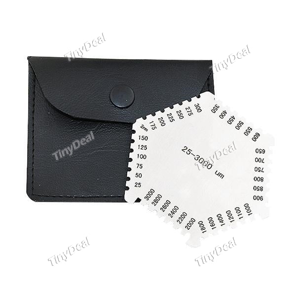 High Precision Hexagon Stainless Steel Wet Film Comb 25-3000um Wet Film Thickness Gauge Tool