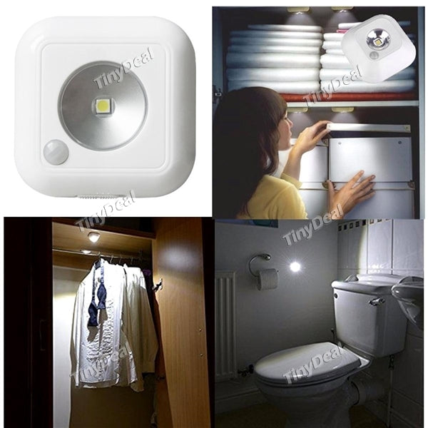 Adjustable LED Night Light PIR Motion Sensor Lights Cabinets Lights for Bedroom