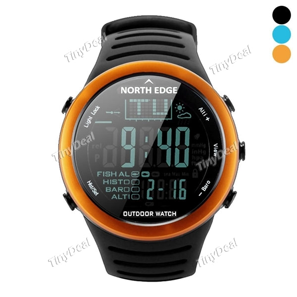 NORTH EDGE Outdoor Fishing Altimeter Barometer Thermometer Altitude Men Smart Digital Watch Sports Climbing Hiking Clock