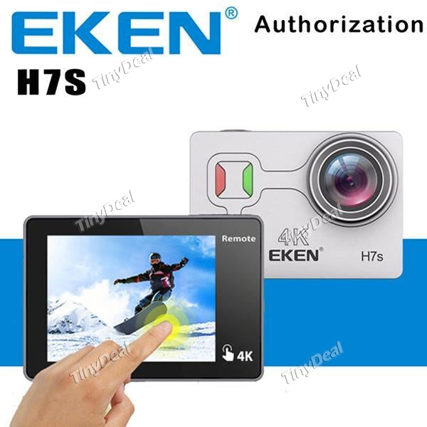EKEN H7S 2" Touch Screen 4K 30fps 14MP Action Camera 30M Waterproof Sport Camera with 2.4G WiFi Remote Control