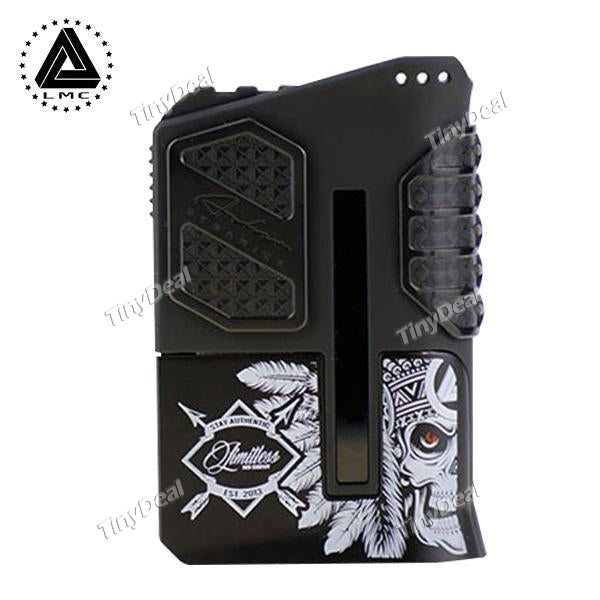Authentic Limitless Arms Race LMC V2 200W TC VW APV Box Mod - Skull Chief V3
