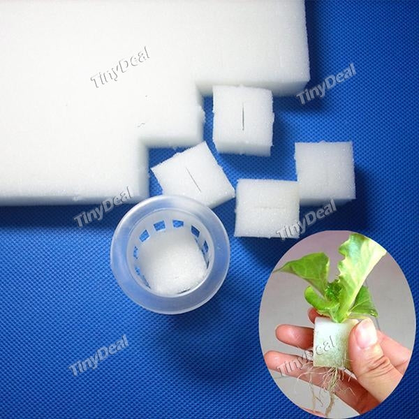 96pcs Soilless Hydroponic Sponges Transplanted Vegetable Cultivation System Planting Seedlings Gardening Tools