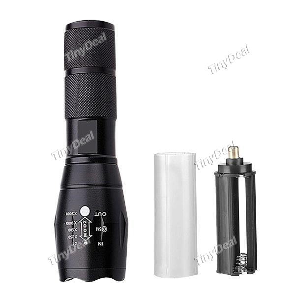 Z10 A100 Portable Zoomable 4000LM 5 Modes Aluminum Alloy LED Flashlight Torch for Outdoor Home Living Self Defense