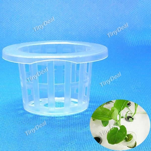 10pcs 42*35mm Plastic Soilless Cultivation Planting Baskets Mesh Net Pot Garden Plant Seedling Grow Cup