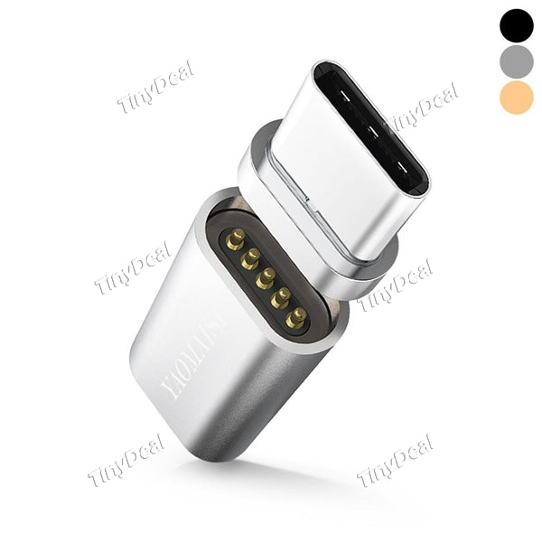 YAOMAISI 2.4A Output Micro USB to USB Type-C Magnetic Adapter for Charging / Data Transmission