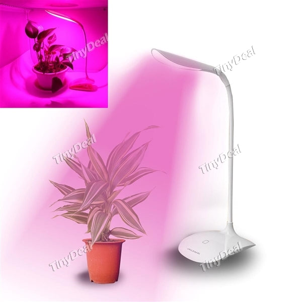 LED Grow Light Clip Full Spectrum Growth Flower Desktop Clamp Lamp w Holder for Indoor Greenhouse Plant
