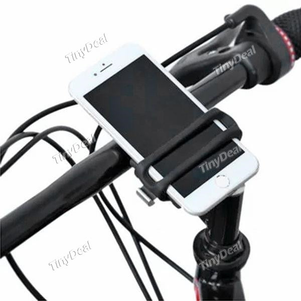 Silicone Bicycle Motorcycle Holder Bracket for 4 - 6 inch Mobile Phone Smartphone