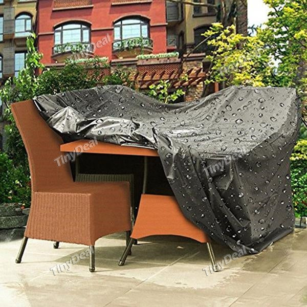 123*123*74cm Polyester Outdoor Furniture Table Chair Patio Cover Waterproof Cover Garden Table Cloth