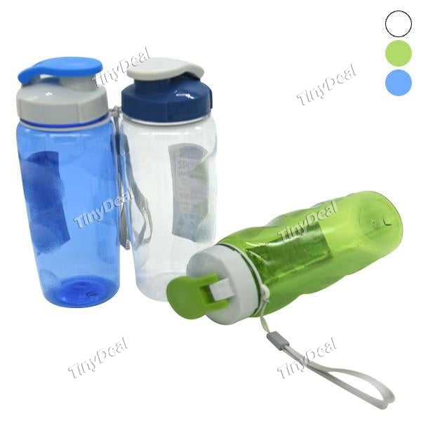 500ml Plastic Water Bottle Simple Design Leak-proof Portable Sports Travel Space