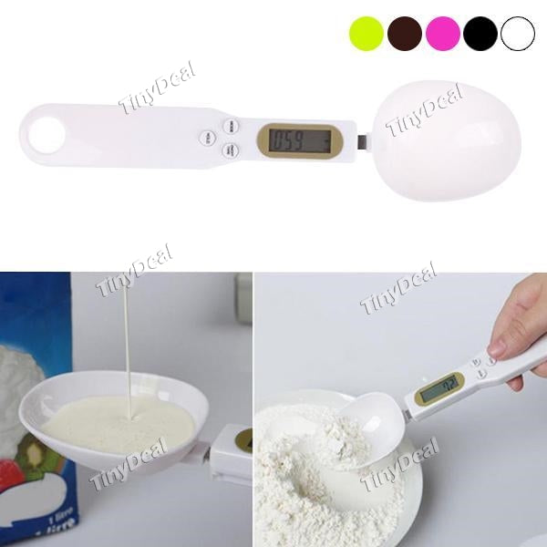 500g/0.1g Portable LCD Digital Kitchen Electronic Spoon Measuring Spoon Tools Lab Gram Weight Volume Food Scale