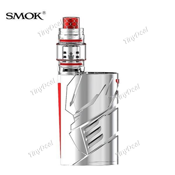 Authentic Smoktech T Priv III 300W Box Mod TFV12 Prince 8ML Starter Full Kit - Prism Chrome Silver Silvery SS