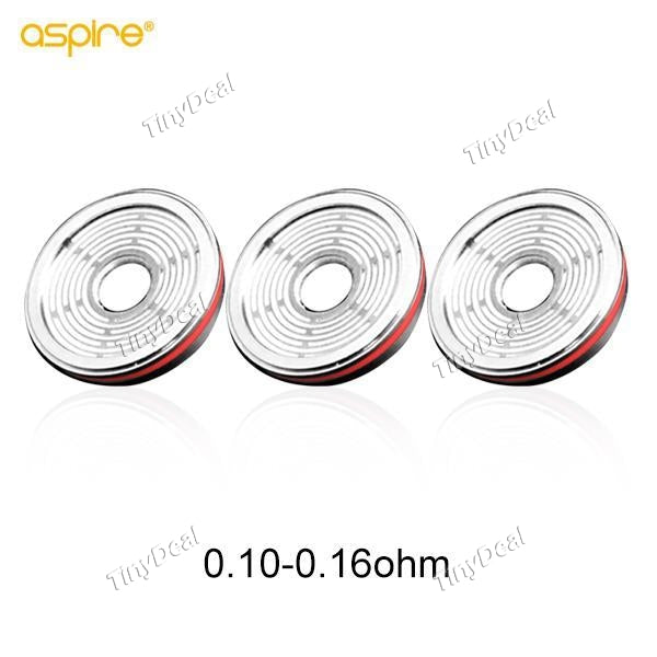 3 x Authentic Aspire Radial 0.1Ω-0.16ohm Coil Head